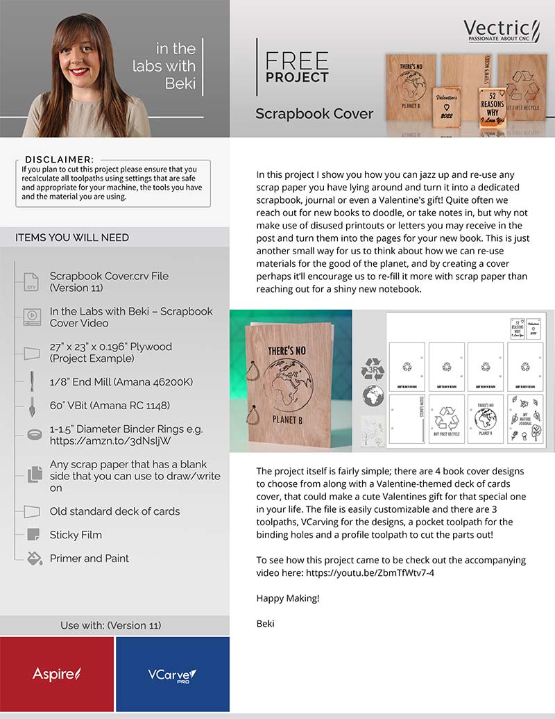 Scrapbook Cover | Vectric